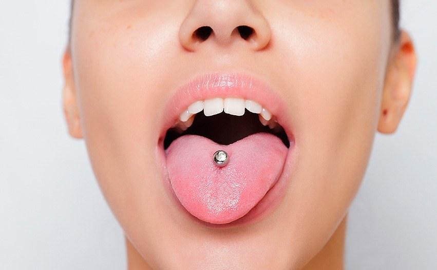 Piercing en la boca